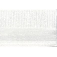 Пряжа для вязания ПЕХ Рельефная (43% меринос, 43% ПАН, 14% ПА) 5х50г/135м цв.001 белый