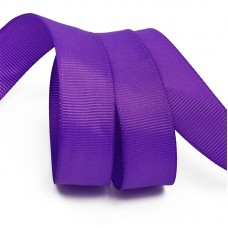Лента Ideal репсовая в рубчик шир.25мм цв. 465 (085) тепл.фиолетовый уп.27,42м