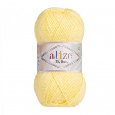 Пряжа для вязания Ализе My Baby (100% акрил) 5х50г/150м цв.187 лимонный
