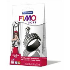 FIMO Soft набор для создания украшения Черное и белое 8025 05