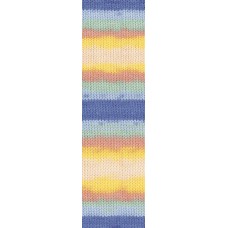 Пряжа для вязания Ализе Sekerim Batik (90% акрил, 10% полиамид) 5х100г/350м цв.6539 секционная