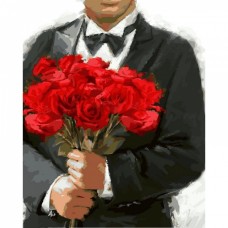 Набор Колор Кит картина по номерам КК.CG796 Розы для любимой 40х50