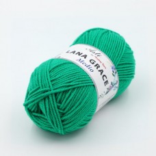 Пряжа для вязания ТРО LANA GRACE Medio (25% мериносовая шерсть, 75% акрил супер софт) 5х100г/170м цв.0723 яр.зелень
