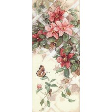Набор для вышивания Classic Design 4325 Цветы и бабочки 14х40 см
