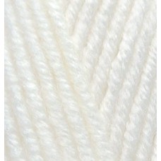 Пряжа для вязания Ализе Lana Gold Plus (49% шерсть, 51% акрил) 5х100г/140м цв.062 молочный