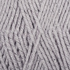 Пряжа для вязания КАМТ Праздничная (48% кашмилон, 48% акрил, 4% метанин) 10х50г/160м цв.008 серебристый