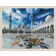 Картины мозаикой Molly KM0874 Мечеть шейха Зайда (31 Цвет) 40х50 см