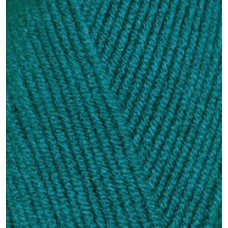 Пряжа для вязания Ализе LanaGold Fine (49% шерсть, 51% акрил) 5х100г/390м цв.640 павлиновая зелень