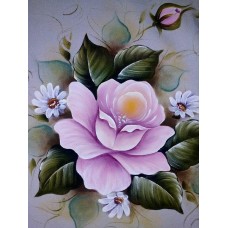 Картины мозаикой Molly KM0935 Винтажная роза 15х20 см