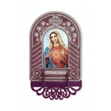 Набор для вышивания бисером НОВА СЛОБОДА ВК1025 Непорочное Сердце Марии 10х13 см