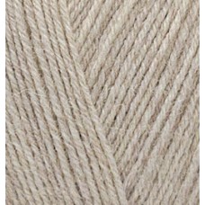 Пряжа для вязания Ализе Superwash 100 (75% шерсть, 25% полиамид) 5х100г/420м цв.0152 бежевый меланж