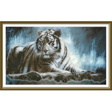 Набор для вышивания мулине НОВА СЛОБОДА СР2242 Амурский тигр 48х28 см
