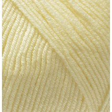 Пряжа для вязания Ализе Happy Baby (65% акрил, 35% полиамид) 5х100г/350м цв.001 кремовый