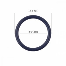 Кольцо для бюстгальтера металл ARTA.F.2831 Ø14мм, цв.061 темно-синий, уп.50шт