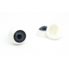 Глазки круглые N13 КЛ.23435 цв.т.серый, 12 мм уп.4шт