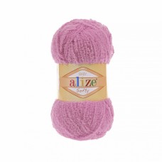 Пряжа для вязания Ализе Softy (100% микрополиэстер) 5х50г/115м цв.191 св.розовый