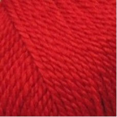 Пряжа для вязания ПЕХ Мериносовая (50% шерсть, 50% акрил) 10х100г/200м цв.006 красный
