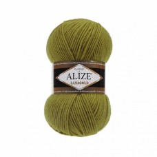 Пряжа для вязания Ализе LanaGold (49% шерсть, 51% акрил) 5х100г/240м цв.758 оливковый