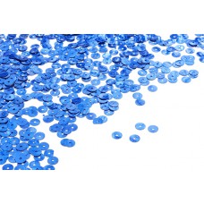 Пайетки плоские россыпью Ideal TBY-FLK022 6мм цв.05 синий уп.50г