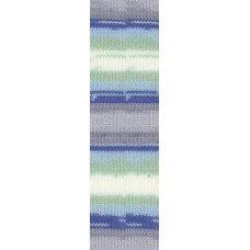 Пряжа для вязания Ализе Sekerim Batik (90% акрил, 10% полиамид) 5х100г/350м цв.6548 секционная