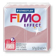 FIMO Effect полимерная глина, запекаемая в печке, уп. 56г цв.перламутровая роза, 8020-207