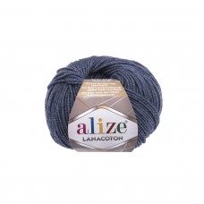 Пряжа для вязания Ализе Lana Coton (26% шерсть, 26% хлопок, 48% акрил) 10х50г/160м цв.203 джинс меланж