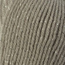 Пряжа для вязания КАМТ Праздничная (48% кашмилон, 48% акрил, 4% метанин) 10х50г/160м цв.168 св.серый