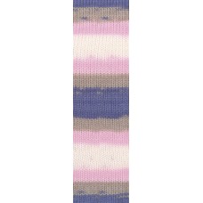 Пряжа для вязания Ализе Sekerim Batik (90% акрил, 10% полиамид) 5х100г/350м цв.6619 секционная