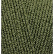 Пряжа для вязания Ализе LanaGold Fine (49% шерсть, 51% акрил) 5х100г/390м цв.029 хаки