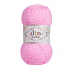 Пряжа для вязания Ализе My Baby (100% акрил) 5х50г/150м цв.191 розовый