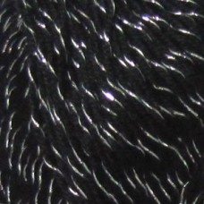 Пряжа для вязания ПЕХ Блестящее лето (95% мерсеризованный хлопок 5% метанит) 5х100г/380м цв.002 черный