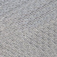 Пряжа для вязания КАМТ Мотылек (70% хлопок, 30% лавсан) 5х50г/140м цв.008 серебристый