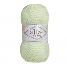 Пряжа для вязания Ализе My Baby (100% акрил) 5х50г/150м цв.188 мята