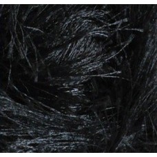 Пряжа для вязания Ализе Decofur Травка (100% полиэстер) 5х100г/100м цв.0060 черный