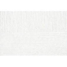 Пряжа для вязания ПЕХ Народная классика (30% шерсть, 70% акрил) 5х100г/400м цв.001 белый