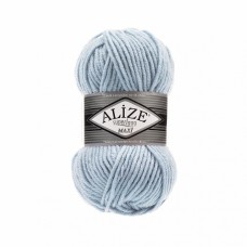 Пряжа для вязания Ализе Superlana maxi (25% шерсть, 75% акрил) 5х100г/100м цв.480 св.голубой