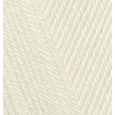 Пряжа для вязания Ализе Diva Baby (100% микрофибра акрил) 5х100г/350м цв.001 кремовый