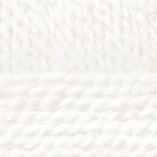 Пряжа для вязания ПЕХ Северная (30% ангора, 30% полутонкая шерсть, 40% акрил) 10х50г/50м цв.001 белый