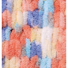 Пряжа для вязания Ализе Puffy color (100% микрополиэстер) 5х100г/9м цв.5866