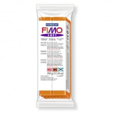 FIMO Soft полимерная глина, запекаемая в печке, уп. 350г цв.мандарин 8022-42