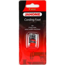 Лапка для бытовых швейных машин Janome 9 мм, для 3-х шнуров