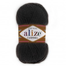 Пряжа для вязания Ализе Cashmira (100% шерсть) 5х100г/300м цв.521 антрацит