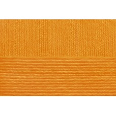 Пряжа для вязания ПЕХ Народная классика (30% шерсть, 70% акрил) 5х100г/400м цв.485 жёлтооранжевый