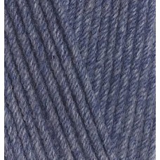 Пряжа для вязания Ализе Cotton gold (55% хлопок, 45% акрил) 5х100г/330м цв.203 джинс меланж