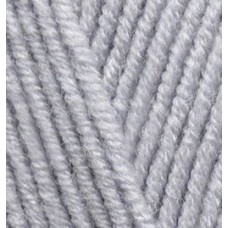 Пряжа для вязания Ализе Lana Gold Plus (49% шерсть, 51% акрил) 5х100г/140м цв.200 св.серый