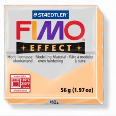 FIMO Effect полимерная глина, запекаемая в печке, уп. 56г цв.персик, 8020-405