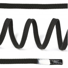 Шнурки TBY плоские 5мм SLF039.10 длина 130 см цв.черный уп.10 шт