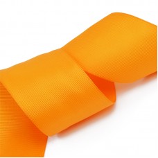 Лента Ideal репсовая в рубчик шир.50мм цв. 668 (053) оранжевый уп. 27,42м