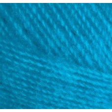 Пряжа для вязания Ализе Angora Real 40 (40% шерсть, 60% акрил) 5х100г/480м цв.016 ярк.бирюзовый