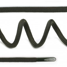 Шнурки круглые полиэфир 4 мм цв. т.оливково-зеленый F328 TBY 7290-0036, длина 130 см, упак. 50 шт